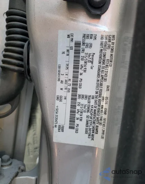 2015 Ford Focus Se from USA, damaged, VIN 1FADP3F27FL301563